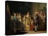 King Charles IV (1748-1819) of Spain and His Family-Francisco de Goya-Stretched Canvas