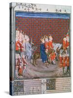 King Charles IV Entering Paris, (1375-137)-null-Stretched Canvas