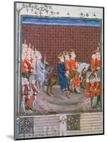 King Charles IV Entering Paris, (1375-137)-null-Mounted Giclee Print