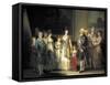 King Charles IV of Spain and His Family-Francisco de Goya-Framed Stretched Canvas