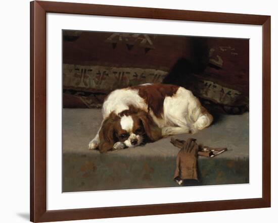 King Charles Spaniel Resting-Frederick Hall-Framed Giclee Print