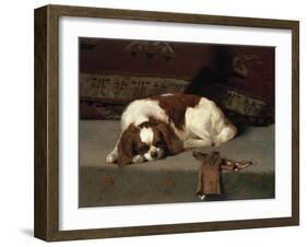 King Charles Spaniel Resting-Frederick Hall-Framed Giclee Print