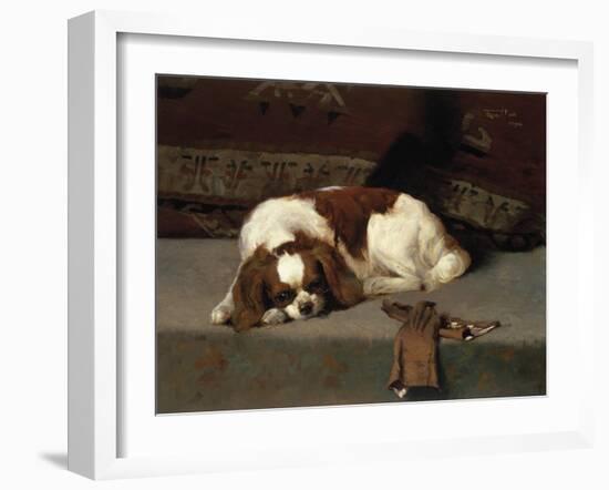 King Charles Spaniel Resting-Frederick Hall-Framed Giclee Print