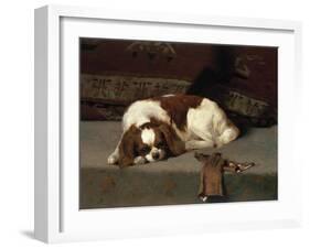 King Charles Spaniel Resting-Frederick Hall-Framed Giclee Print