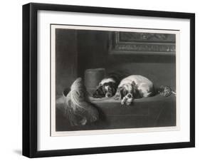 King Charles Spaniels the Cavalier Pets-J. Outrim-Framed Art Print