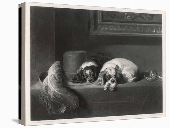 King Charles Spaniels the Cavalier Pets-J. Outrim-Stretched Canvas