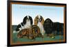 King Charles Spaniels-null-Framed Art Print