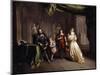 King Charles Taking Leave of his Children-Jean Raoux-Mounted Giclee Print