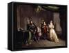King Charles Taking Leave of his Children-Jean Raoux-Framed Stretched Canvas