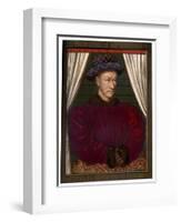 King Charles VII of France (1403-146), C1445-Jean Fouquet-Framed Giclee Print