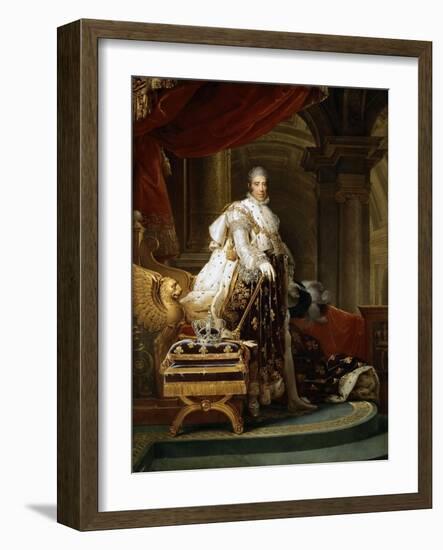 King Charles X of France-François Pascal Simon Gérard-Framed Premium Giclee Print