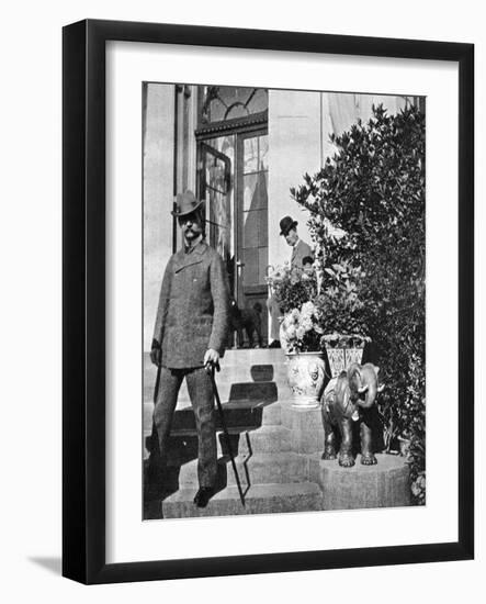 King Christian IX of Denmark (1818-190) and Prince Frederick (1868-194), 1904-null-Framed Giclee Print