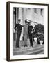 King Christian IX of Denmark (1818-190) with Two of His Grandsons, 1908-null-Framed Giclee Print