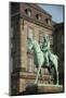 King Christian Ix Statue, Christiansborg Palace, Copenhagen, Denmark-Inger Hogstrom-Mounted Photographic Print