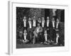 King Chulalongkorn with Students-null-Framed Photographic Print