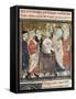 King Clovis I's Baptism by Saint Remigius, Bishop of Reims-null-Framed Stretched Canvas