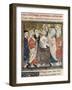 King Clovis I's Baptism by Saint Remigius, Bishop of Reims-null-Framed Art Print