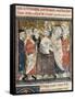 King Clovis I's Baptism by Saint Remigius, Bishop of Reims-null-Framed Stretched Canvas