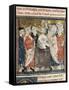 King Clovis I's Baptism by Saint Remigius, Bishop of Reims-null-Framed Stretched Canvas