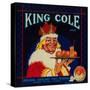 King Cole Orange Label - Redlands, CA-Lantern Press-Stretched Canvas