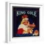 King Cole Orange Label - Redlands, CA-Lantern Press-Framed Art Print