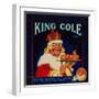 King Cole Orange Label - Redlands, CA-Lantern Press-Framed Art Print