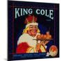 King Cole Orange Label - Redlands, CA-Lantern Press-Mounted Art Print