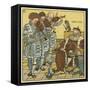 King Cole-Walter Crane-Framed Stretched Canvas