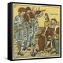 King Cole-Walter Crane-Framed Stretched Canvas