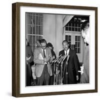 King Conference with President-Associated Press-Framed Photographic Print