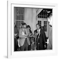 King Conference with President-Associated Press-Framed Photographic Print