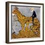 King Constantine of Greece as a Leopard Ridden by Venizelos-null-Framed Art Print