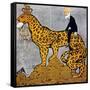 King Constantine of Greece as a Leopard Ridden by Venizelos-null-Framed Stretched Canvas