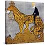 King Constantine of Greece as a Leopard Ridden by Venizelos-null-Stretched Canvas
