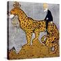 King Constantine of Greece as a Leopard Ridden by Venizelos-null-Stretched Canvas