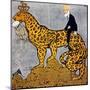 King Constantine of Greece as a Leopard Ridden by Venizelos-null-Mounted Art Print