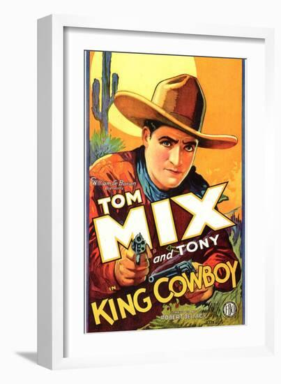 King Cowboy, 1928-null-Framed Art Print