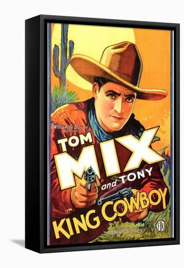 King Cowboy, 1928-null-Framed Stretched Canvas