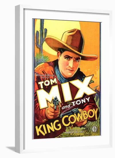 King Cowboy, 1928-null-Framed Art Print