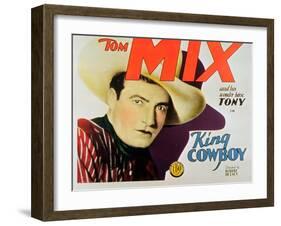 King Cowboy, 1928-null-Framed Art Print