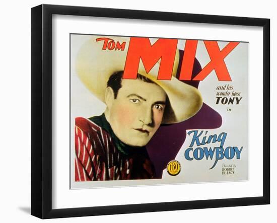 King Cowboy, 1928-null-Framed Art Print