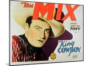 King Cowboy, 1928-null-Mounted Art Print