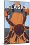 King Crab Fisherman, Cordova, Alaska-Lantern Press-Mounted Art Print