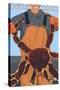 King Crab Fisherman, Dutch Harbor, Alaska-Lantern Press-Stretched Canvas