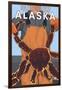 King Crab Fisherman, Fairbanks, Alaska-Lantern Press-Framed Art Print