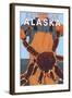 King Crab Fisherman, Ketchikan, Alaska-Lantern Press-Framed Art Print