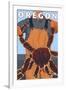 King Crab Fisherman, Oregon-Lantern Press-Framed Art Print