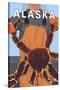 King Crab Fisherman, Seward, Alaska-Lantern Press-Stretched Canvas