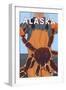 King Crab Fisherman, Seward, Alaska-Lantern Press-Framed Art Print