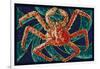 King Crab - Mosaic-Lantern Press-Framed Art Print